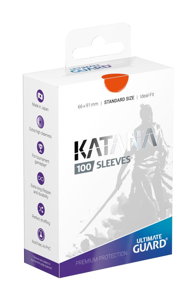 Ultimate Guard Katana Sleeves Standardgröße Orange (100) - Versand: 5-7 Tage nach Bestellung