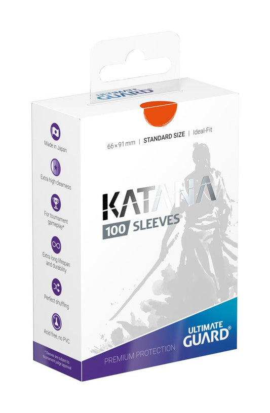 Ultimate Guard Katana Sleeves Standardgröße Orange (100) - Versand: 5-7 Tage nach Bestellung