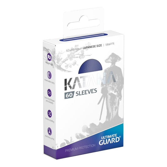 Ultimate Guard Katana Sleeves Japanische Größe Blau (60) - Versand: 5-7 Tage nach Bestellung