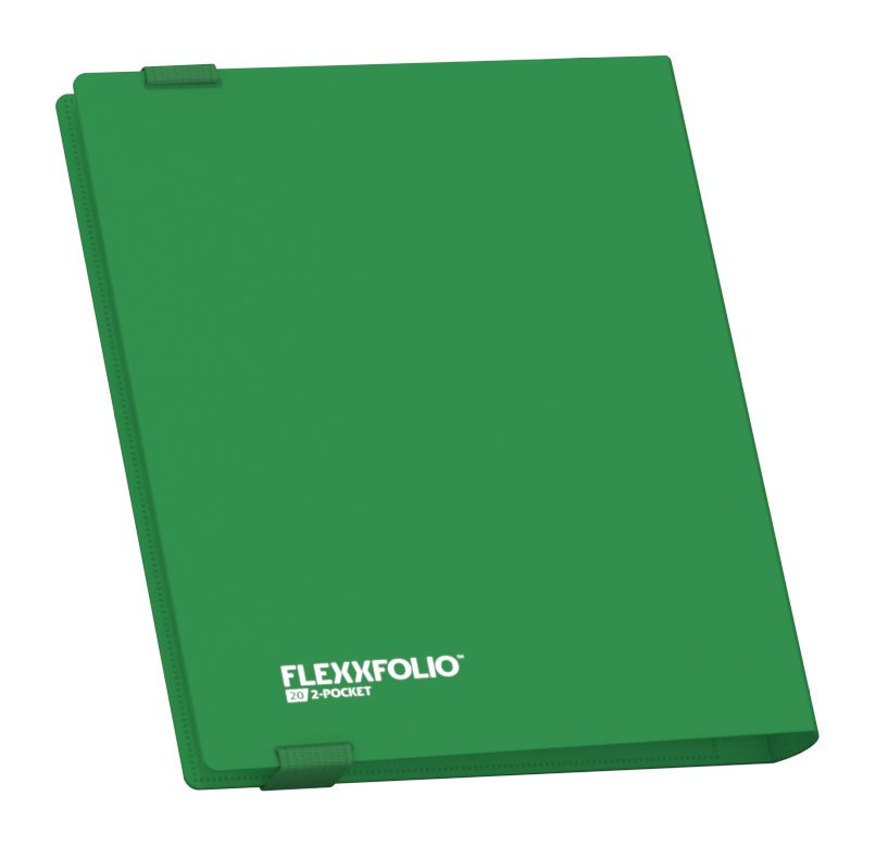 Ultimate Guard Flexxfolio 20 - 2-Pocket - Grün - Versand: 7 Tage nach Bestellung