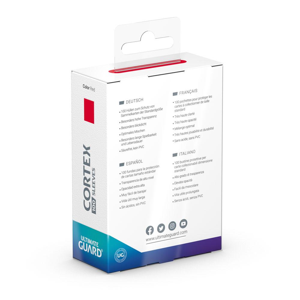 Ultimate Guard Cortex Sleeves Standardgröße Rot (100) - Preorder - ETA: 19.12.2025