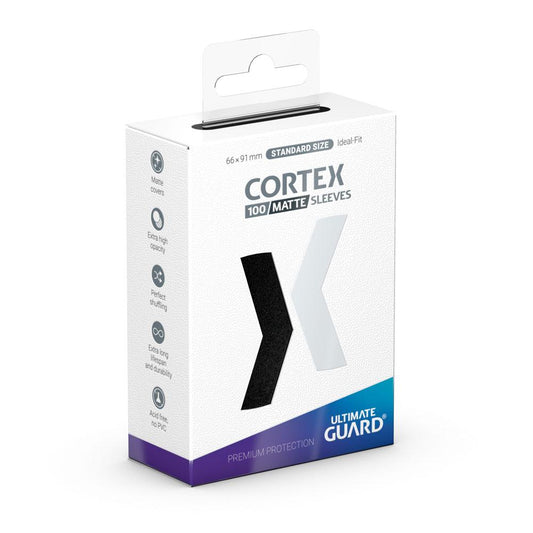 Ultimate Guard Cortex Sleeves Standardgröße Matt-Schwarz (100) - Preorder - ETA: 07.11.2025