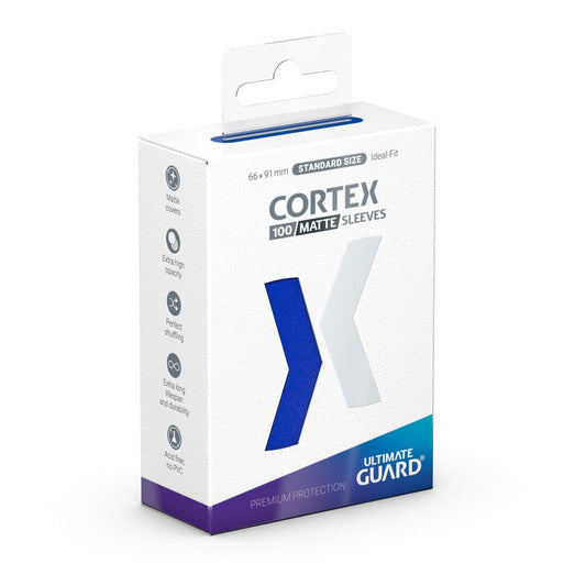 Ultimate Guard Cortex Sleeves Standardgröße Matt-Blau (100) - Versand: 5-7 Tage nach Bestellung