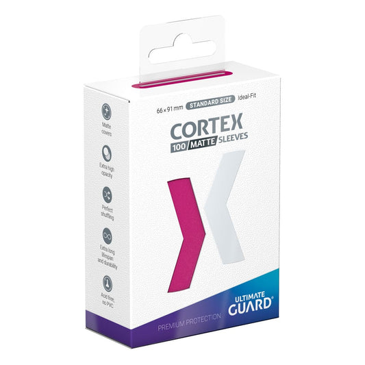 Ultimate Guard Cortex Sleeves Standardgröße Matte Pink (100) - Versand: 5-7 Tage nach Bestellung