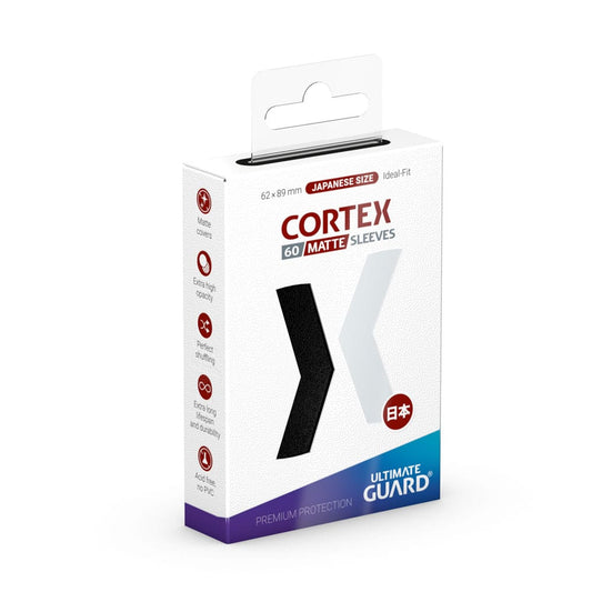 Ultimate Guard Cortex Sleeves Japanische Größe Matt-Schwarz (60) - Versand: 5-7 Tage nach Bestellung
