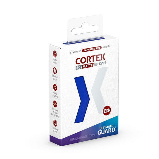 Ultimate Guard Cortex Sleeves Japanische Größe Matt-Blau (60) - Versand: 5-7 Tage nach Bestellung