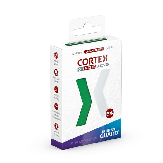 Ultimate Guard Cortex Sleeves Japanische Größe Matt-Grün (60) - Versand: 5-7 Tage nach Bestellung