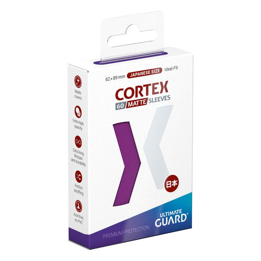 Ultimate Guard Cortex Sleeves Japanese Size Matte Lila (60) - Versand: 5-7 Tage nach Bestellung