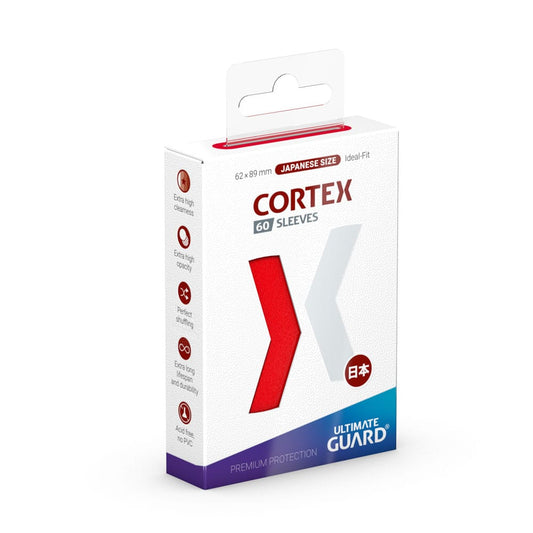 Ultimate Guard Cortex Sleeves Japanische Größe Rot (60) - Versand: 5-7 Tage nach Bestellung