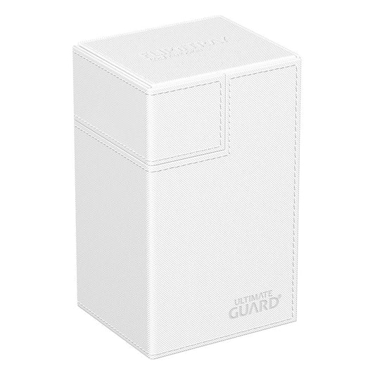 Ultimate Guard Flip`n`Tray 80+ XenoSkin Monocolor Weiß - Versand: 5-7 Tage nach Bestellung