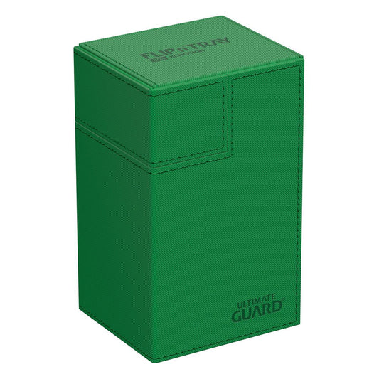Ultimate Guard Flip`n`Tray 80+ XenoSkin Monocolor Grün - Versand: 5-7 Tage nach Bestellung