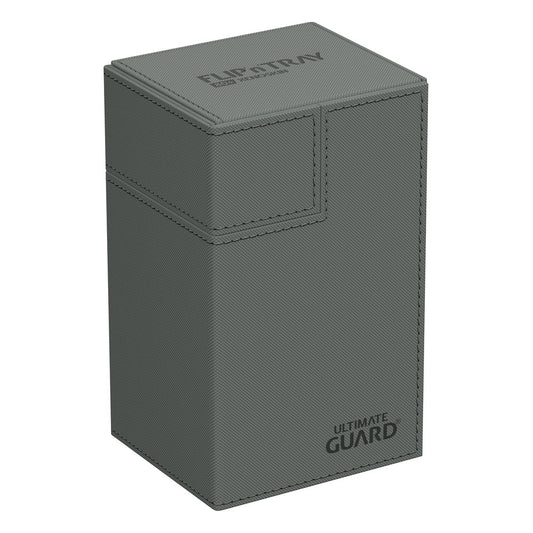 Ultimate Guard Flip`n`Tray 80+ XenoSkin Monocolor Grau - Versand: 5-7 Tage nach Bestellung