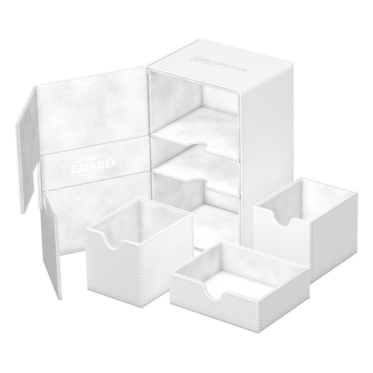 Ultimate Guard Twin Flip`n`Tray 160+ XenoSkin Monocolor Weiß - Versand: 5-7 Tage nach Bestellung