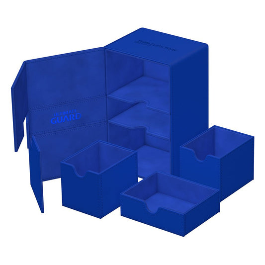 Ultimate Guard Twin Flip`n`Tray 160+ XenoSkin Monocolor Blau - Versand: 5-7 Tage nach Bestellung