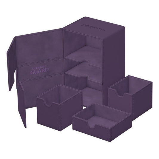 Ultimate Guard Twin Flip`n`Tray 160+ XenoSkin Monocolor Violett - Versand: 5-7 Tage nach Bestellung