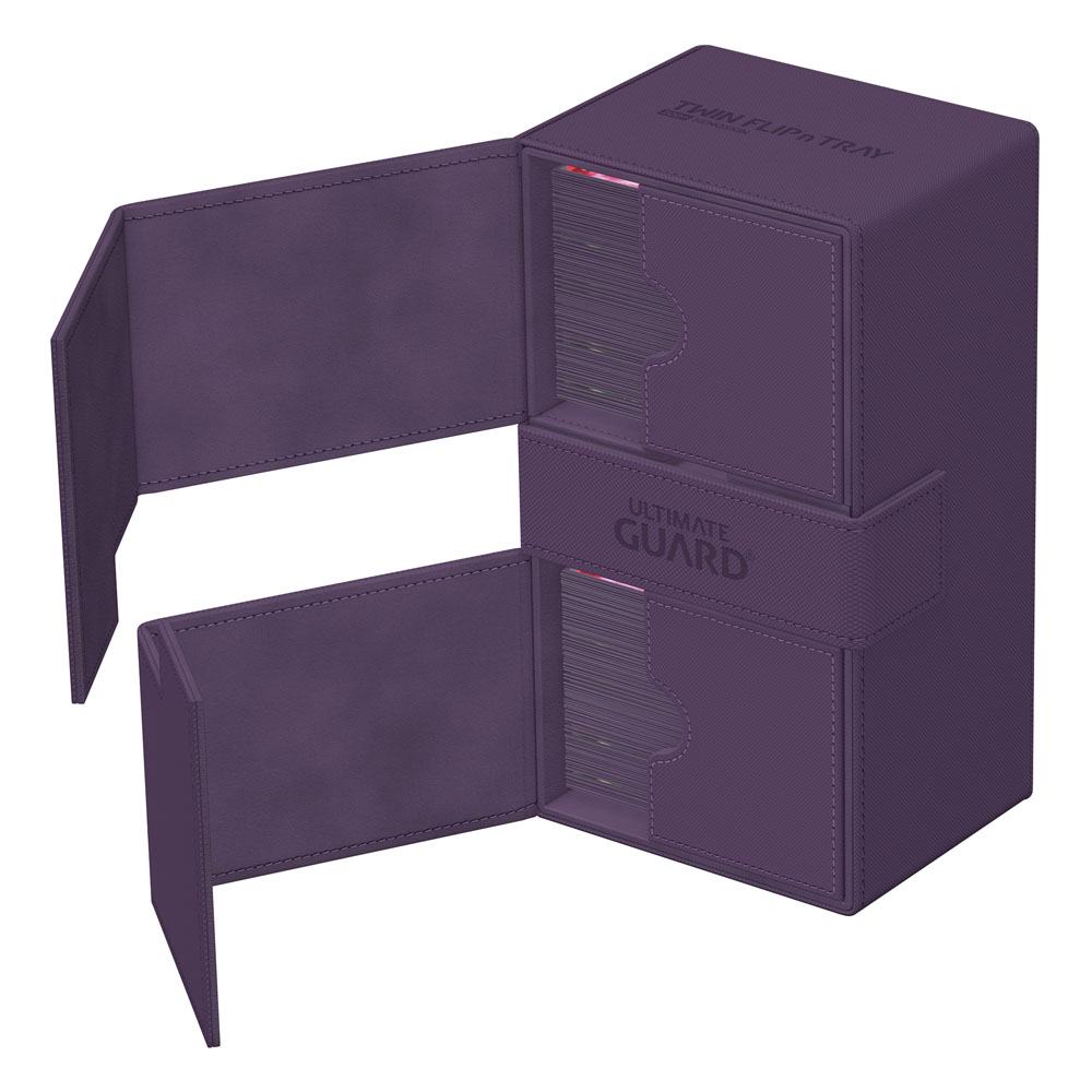 Ultimate Guard Twin Flip`n`Tray 200+ XenoSkin Monocolor Violett - Versand: 5-7 Tage nach Bestellung