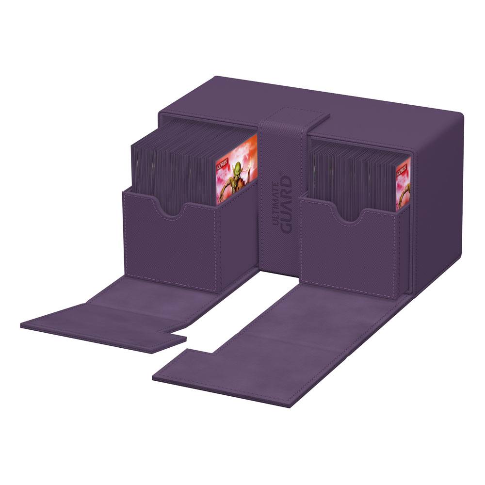 Ultimate Guard Twin Flip`n`Tray 200+ XenoSkin Monocolor Violett - Versand: 5-7 Tage nach Bestellung