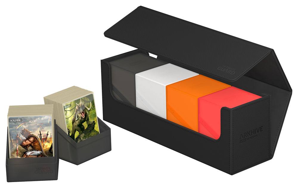 Ultimate Guard Arkhive 400+ XenoSkin Monocolor Schwarz - Versand: 5-7 Tage nach Bestellung