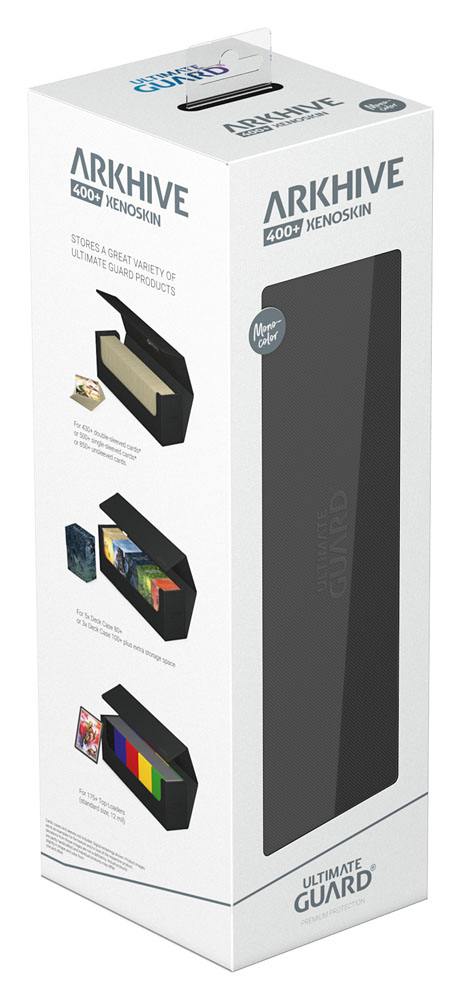 Ultimate Guard Arkhive 400+ XenoSkin Monocolor Schwarz - Versand: 5-7 Tage nach Bestellung