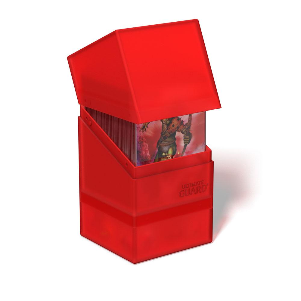 Ultimate Guard Boulder´n´Tray 100+ Ruby - Versand: 5-7 Tage nach Bestellung