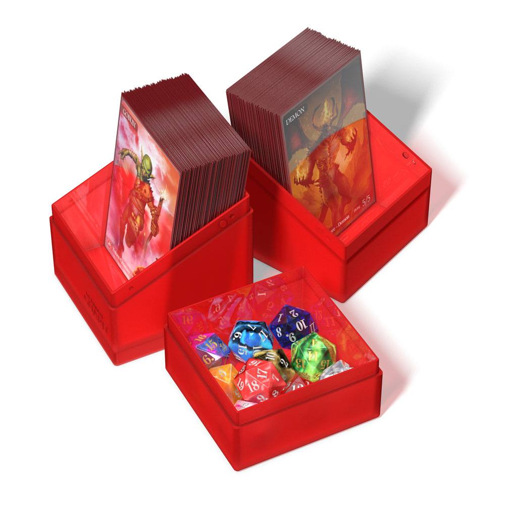 Ultimate Guard Boulder´n´Tray 100+ Ruby - Versand: 5-7 Tage nach Bestellung
