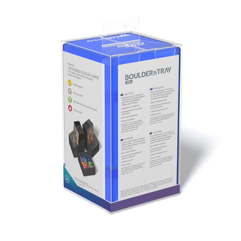Ultimate Guard Boulder´n´Tray 100+ Sapphire - Versand: 5-7 Tage nach Bestellung