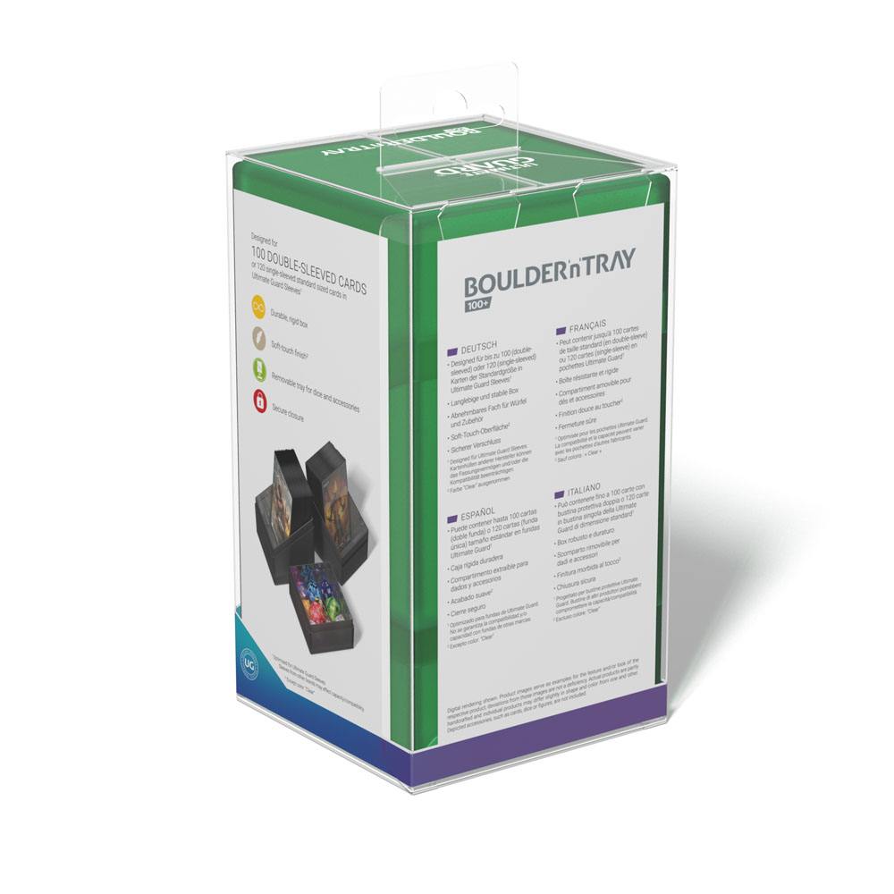 Ultimate Guard Boulder´n´Tray 100+ Emerald - Versand: 5-7 Tage nach Bestellung