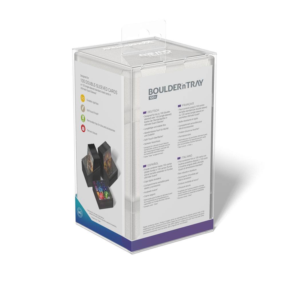Ultimate Guard Boulder´n´Tray 100+ Frosted - Versand: 5-7 Tage nach Bestellung