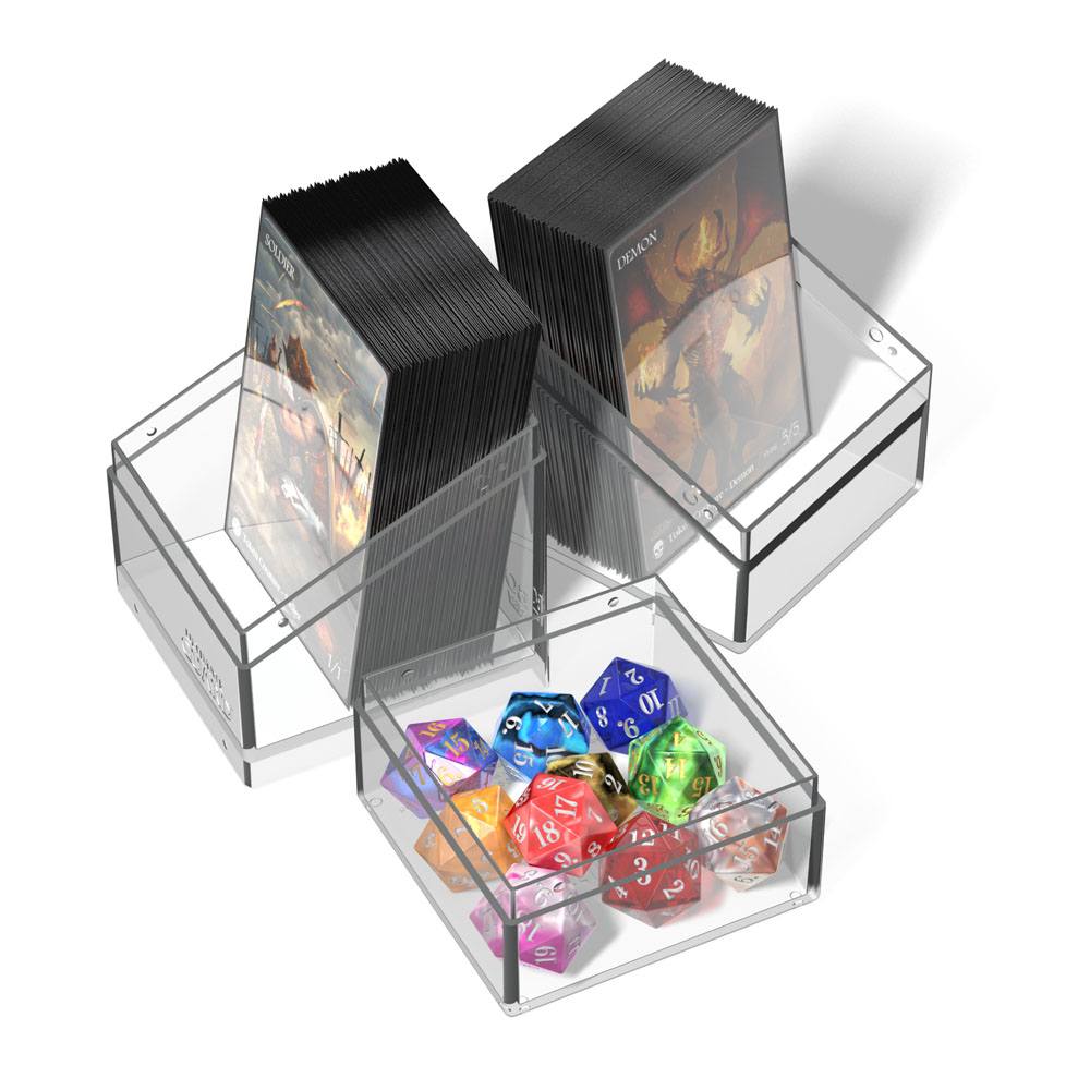 Ultimate Guard Boulder´n´Tray 100+ Transparent - Versand: 5-7 Tage nach Bestellung