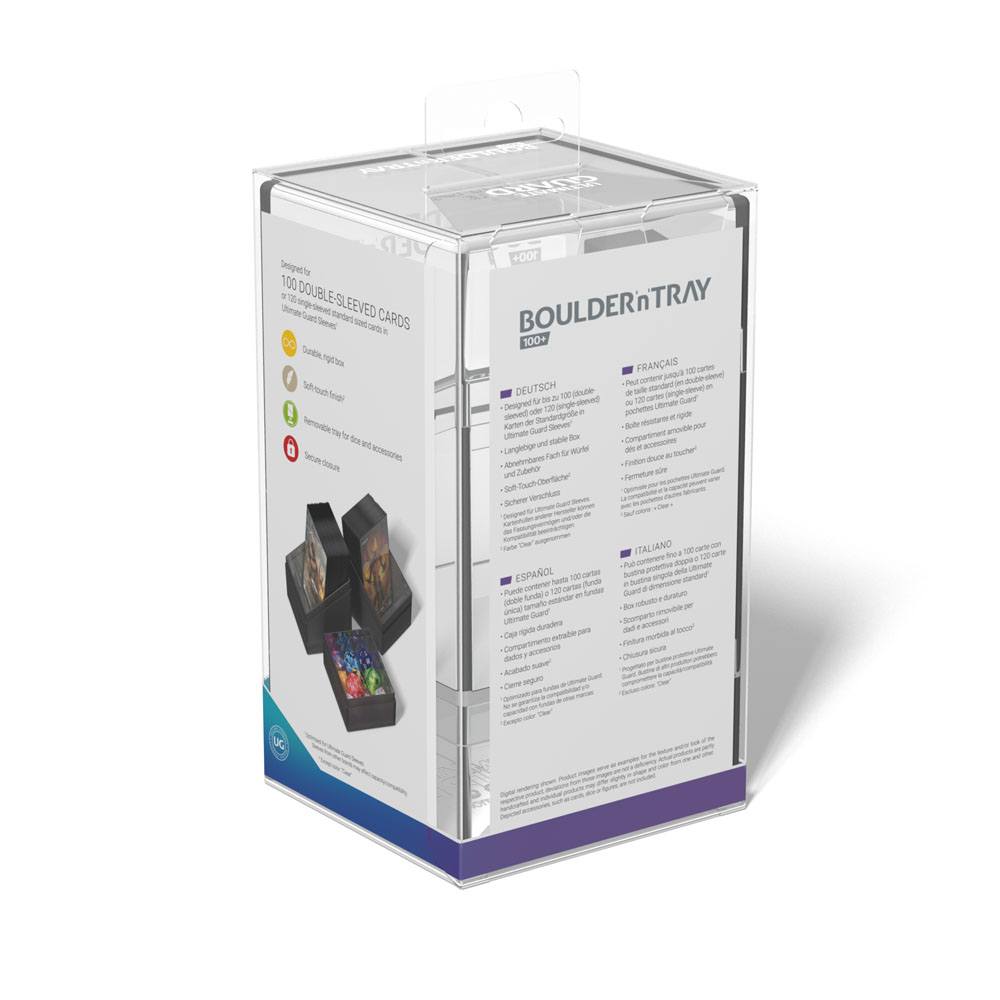 Ultimate Guard Boulder´n´Tray 100+ Transparent - Versand: 5-7 Tage nach Bestellung