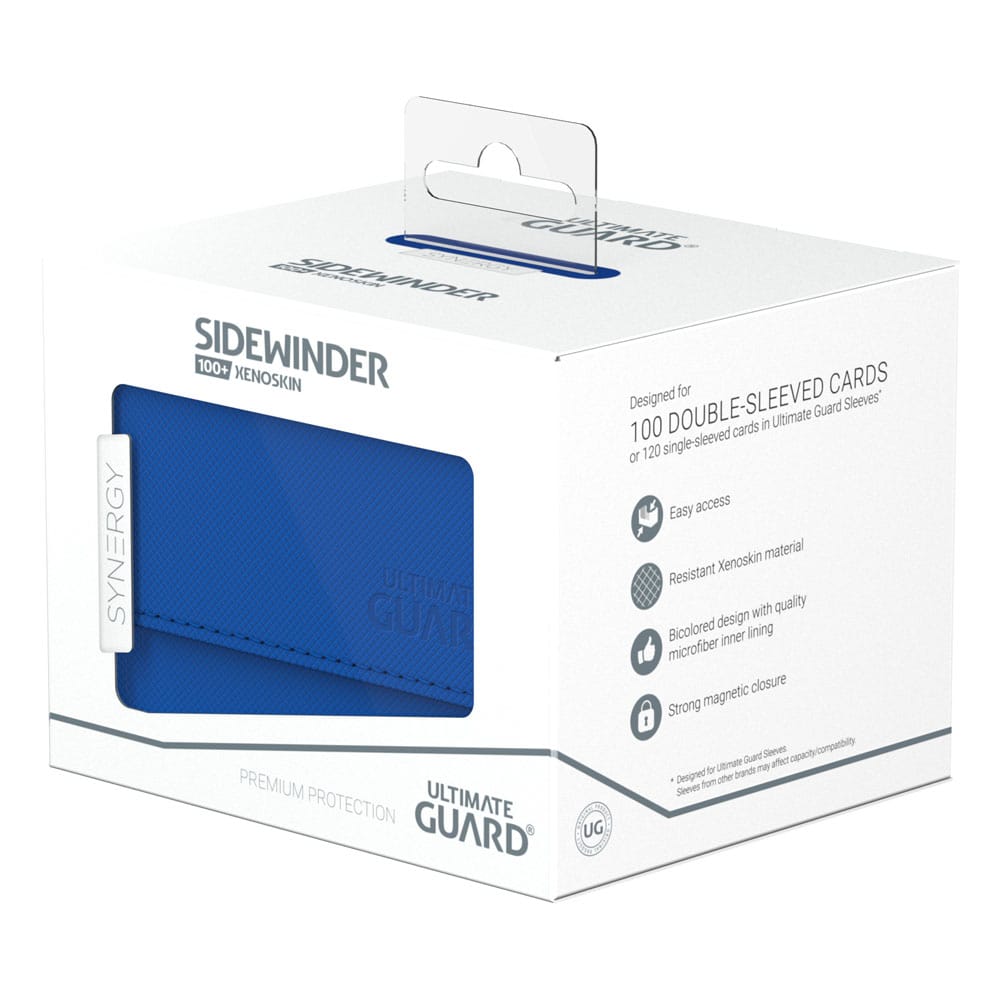 Ultimate Guard Sidewinder 100+ XenoSkin SYNERGY Blau/Weiß - Versand: 5-7 Tage nach Bestellung