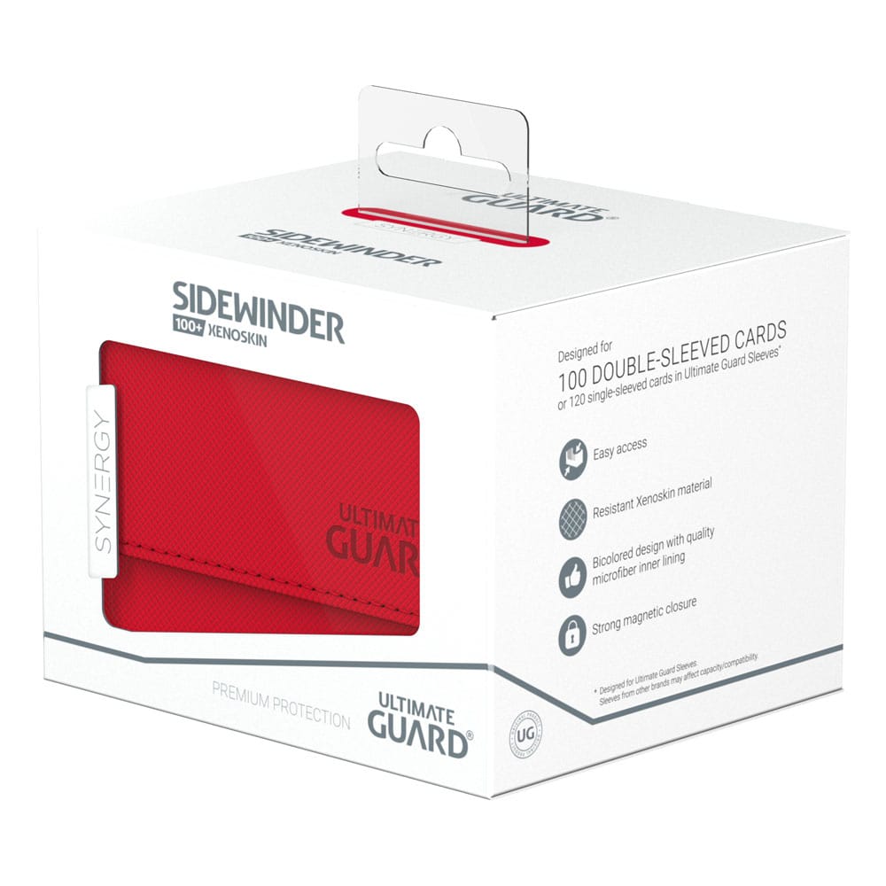Ultimate Guard Sidewinder 100+ XenoSkin SYNERGY Rot/Weiß - Versand: 5-7 Tage nach Bestellung