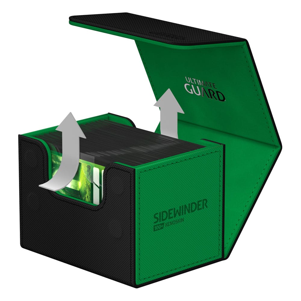 Ultimate Guard Sidewinder 100+ XenoSkin SYNERGY Schwarz/Grün - Versand: 5-7 Tage nach Bestellung
