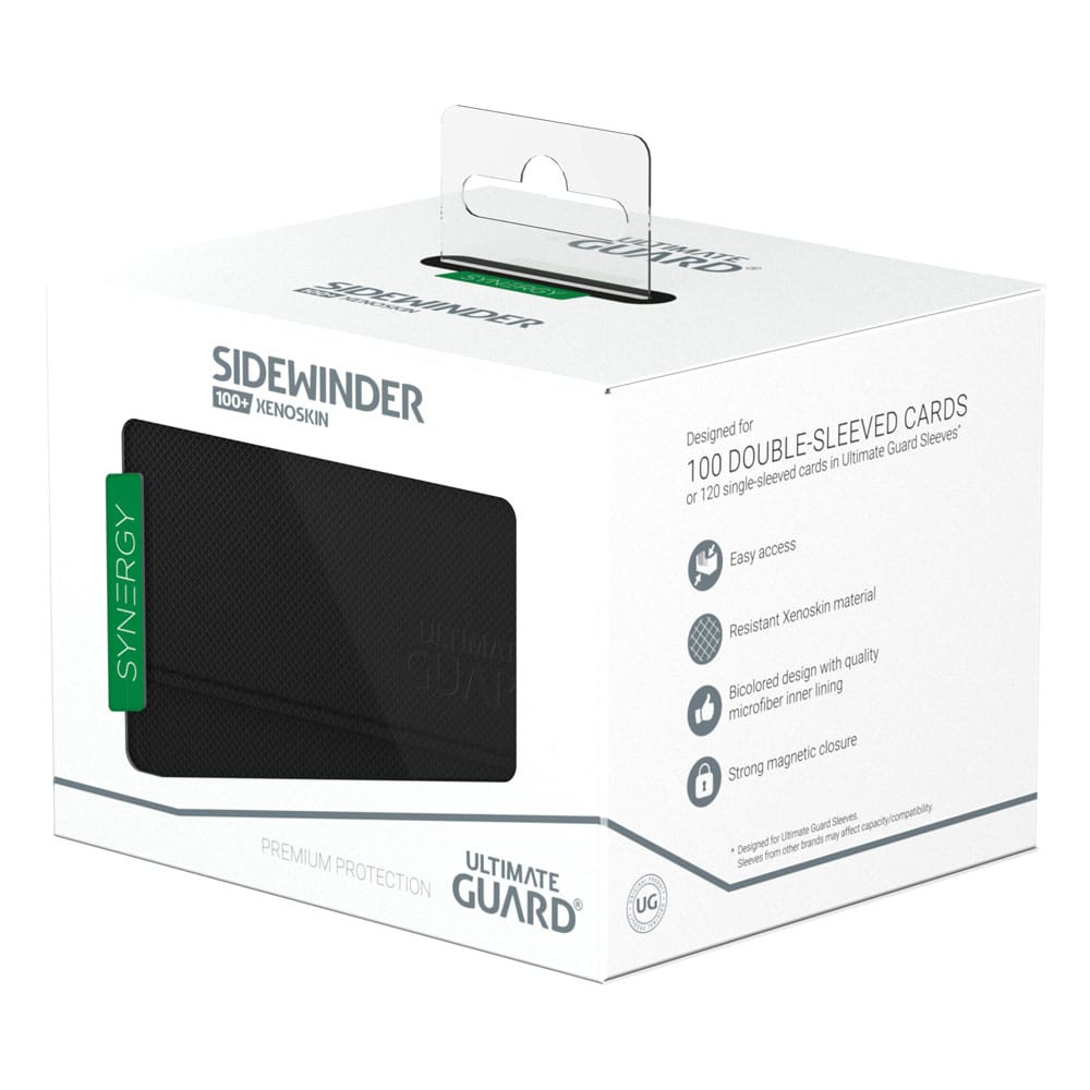 Ultimate Guard Sidewinder 100+ XenoSkin SYNERGY Schwarz/Grün - Versand: 5-7 Tage nach Bestellung