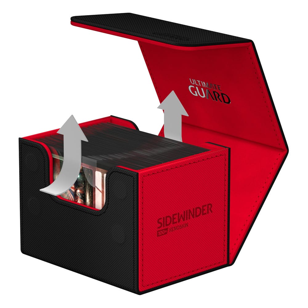 Ultimate Guard Sidewinder 100+ XenoSkin SYNERGY Schwarz/Rot - Preorder - ETA: 22.09.2025