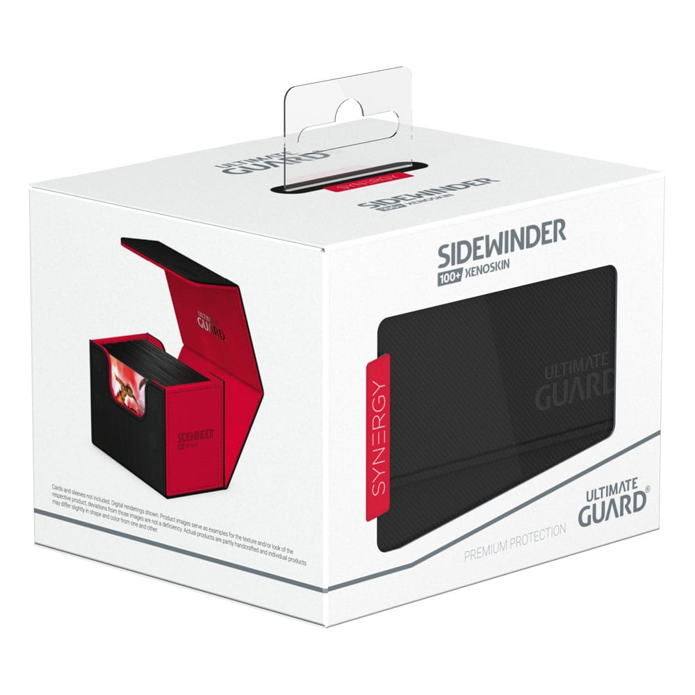 Ultimate Guard Sidewinder 100+ XenoSkin SYNERGY Schwarz/Rot - Preorder - ETA: 22.09.2025