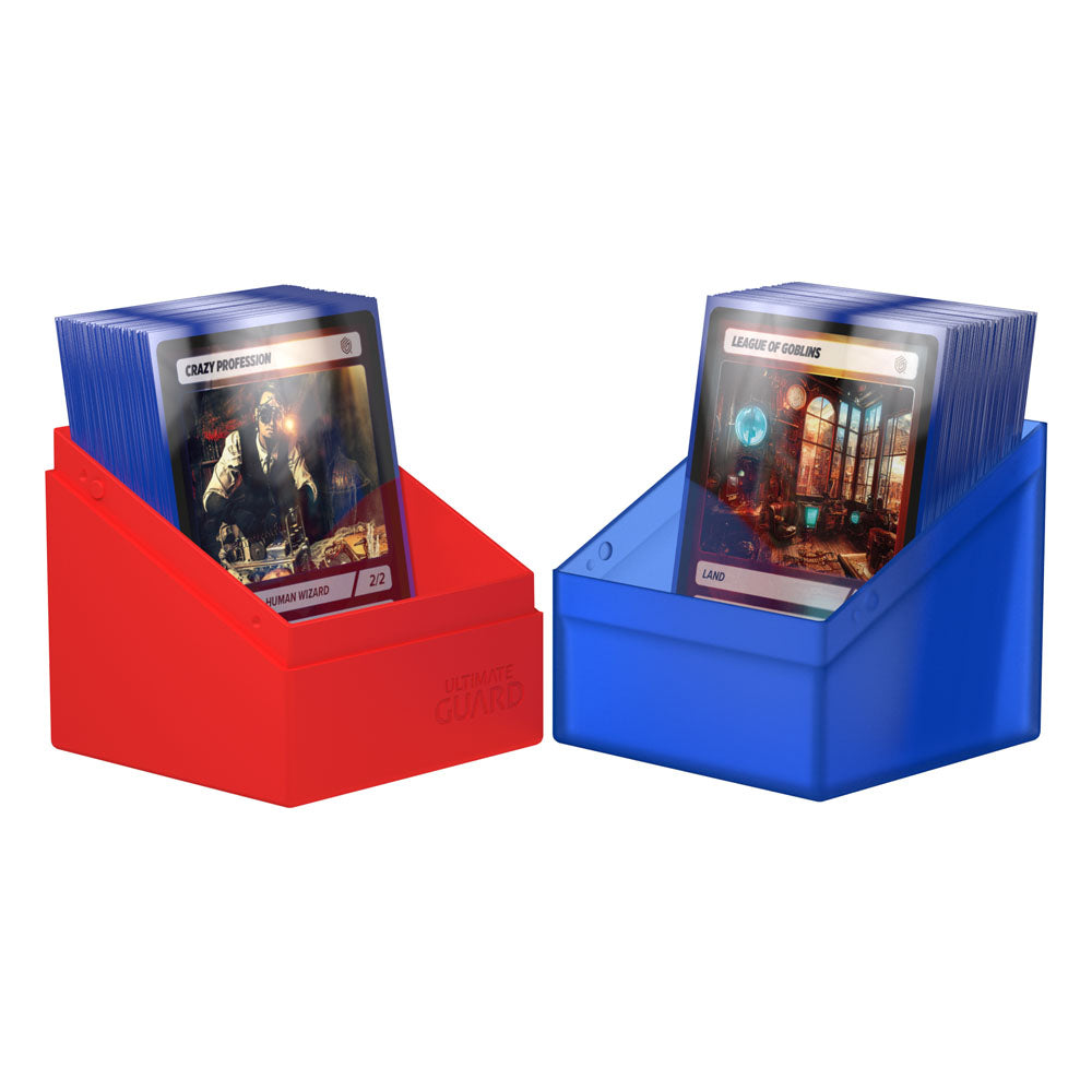 Ultimate Guard Boulder Deck Case 100+ SYNERGY Blau/Rot - Versand: 5-7 Tage nach Bestellung