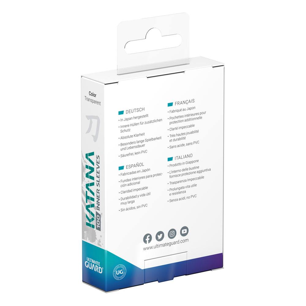 Ultimate Guard Katana Inner Sleeves Standard Size (100) - Versand: 7 Tage nach Bestellung