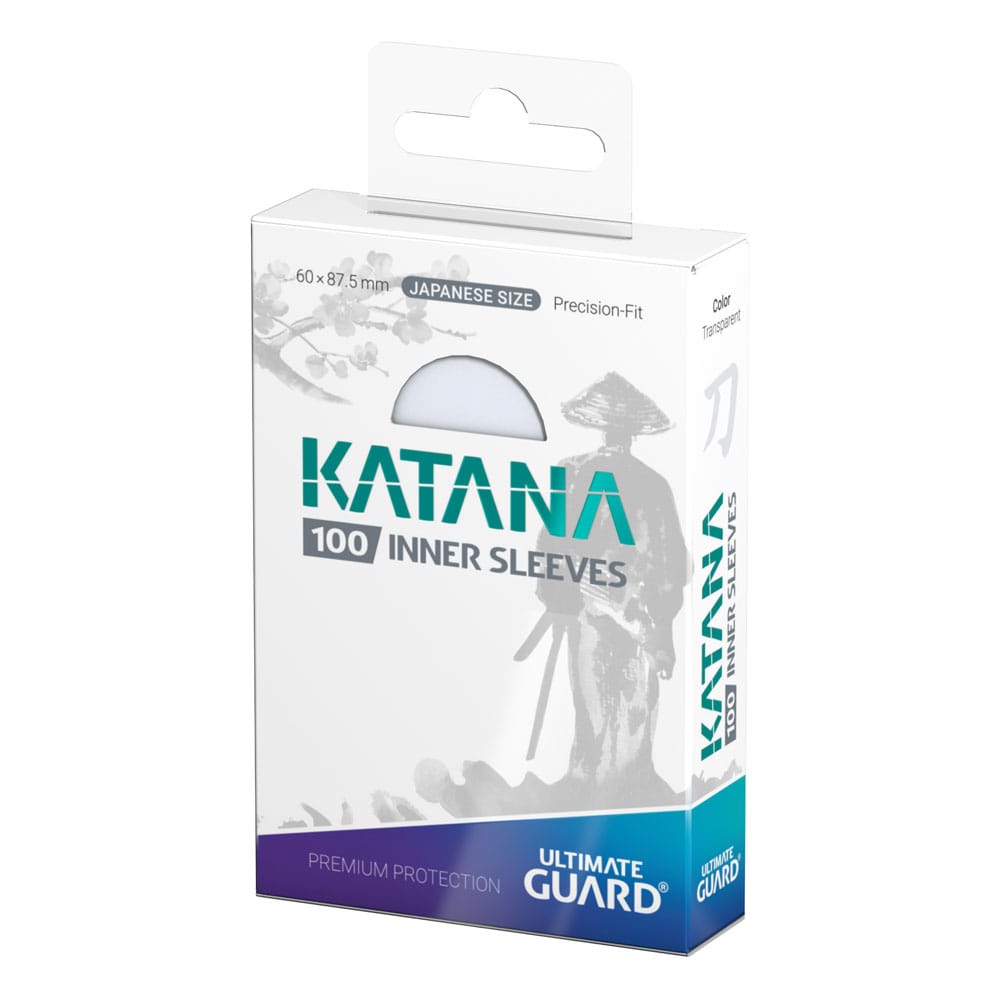 Ultimate Guard Katana Inner Sleeves Japanese Size Transparent (100) - Versand: 5-7 Tage nach Bestellung