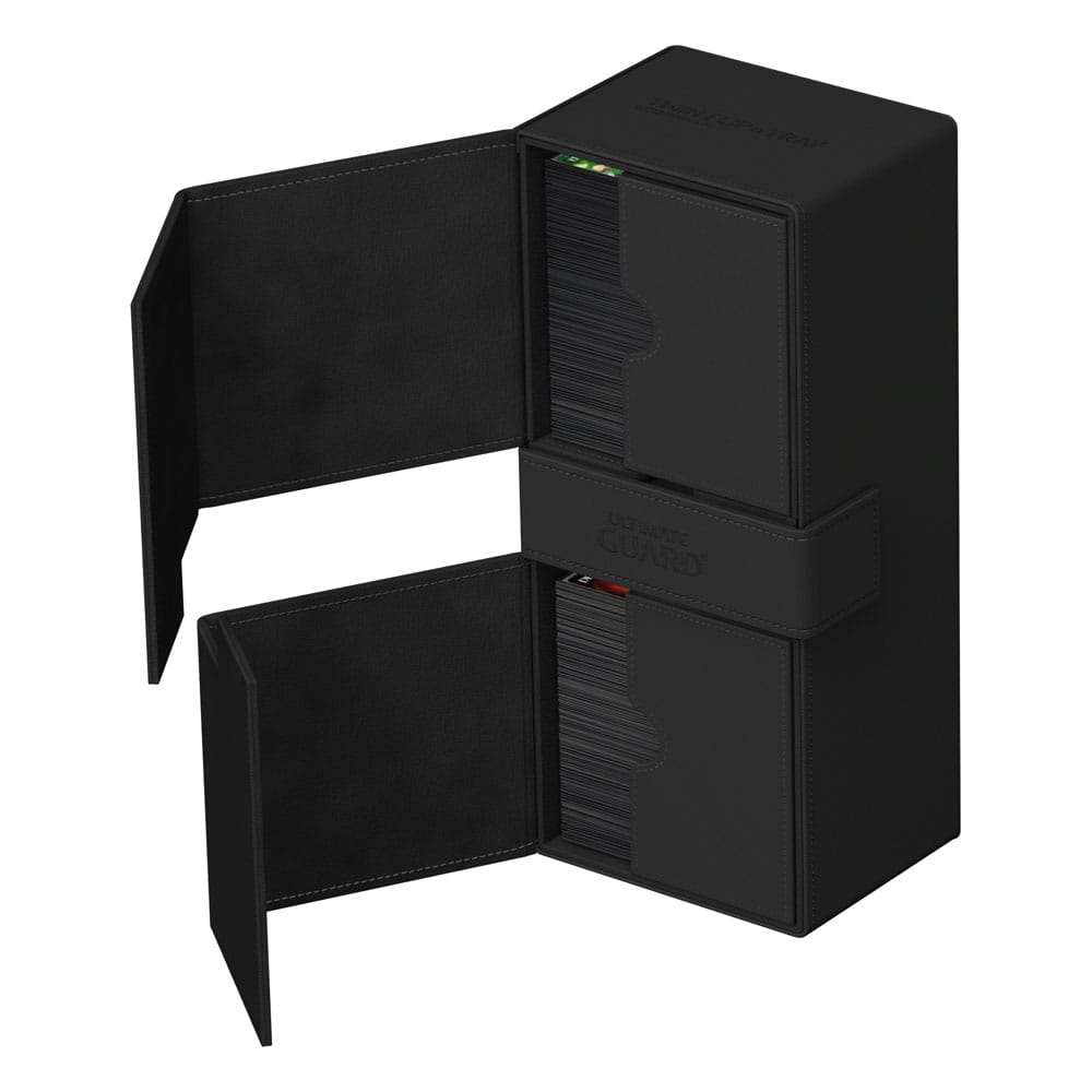 Ultimate Guard Twin Flip`n`Tray 266+ Xenoskin Schwarz - Versand: 5-7 Tage nach Bestellung