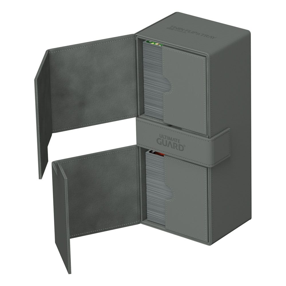 Ultimate Guard Twin Flip`n`Tray 266+ Xenoskin Grau - Versand: 5-7 Tage nach Bestellung