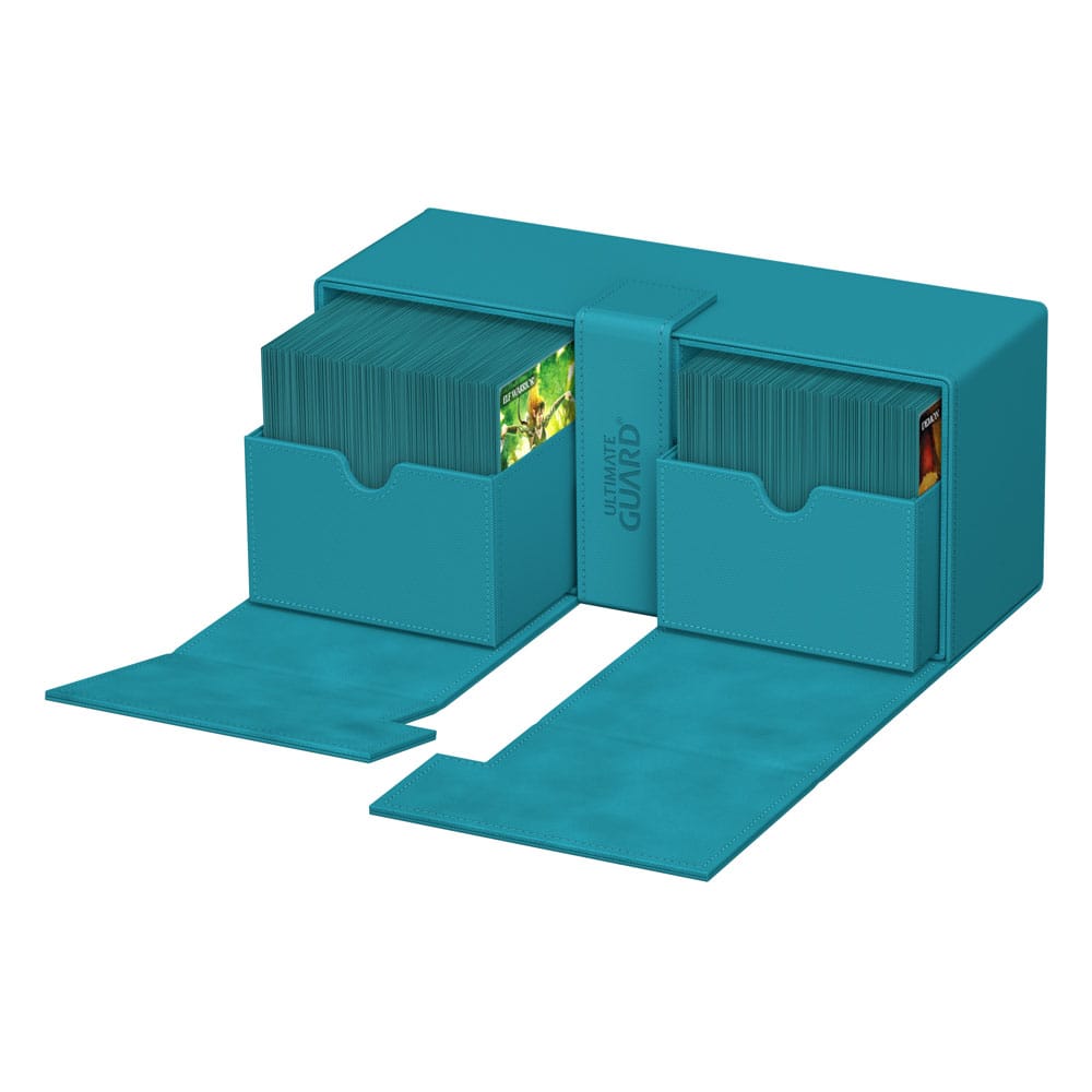 Ultimate Guard Twin Flip`n`Tray 266+ Xenoskin Petrolblau - Versand: 5-7 Tage nach Bestellung