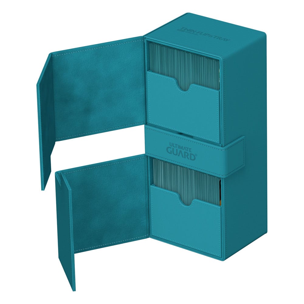 Ultimate Guard Twin Flip`n`Tray 266+ Xenoskin Petrolblau - Versand: 5-7 Tage nach Bestellung