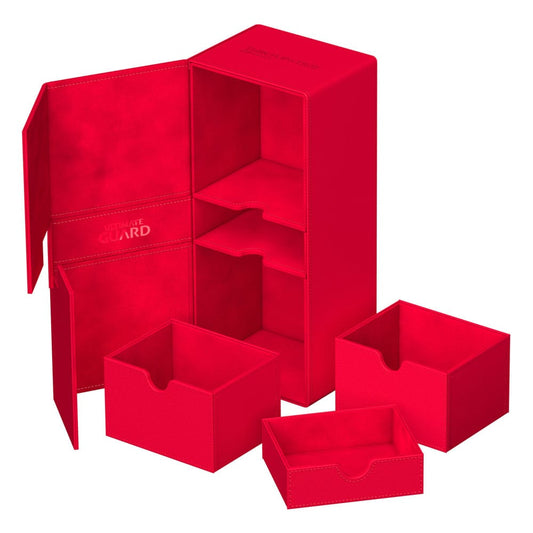 Ultimate Guard Twin Flip`n`Tray 266+ Xenoskin Rot - Versand: 5-7 Tage nach Bestellung