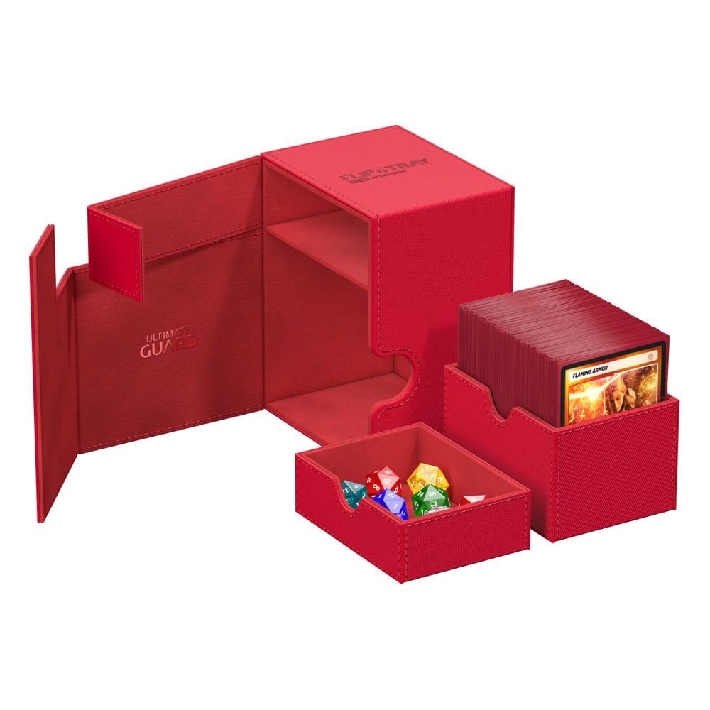 Ultimate Guard Flip`n`Tray 133+ XenoSkin Rot - Versand: 5-7 Tage nach Bestellung