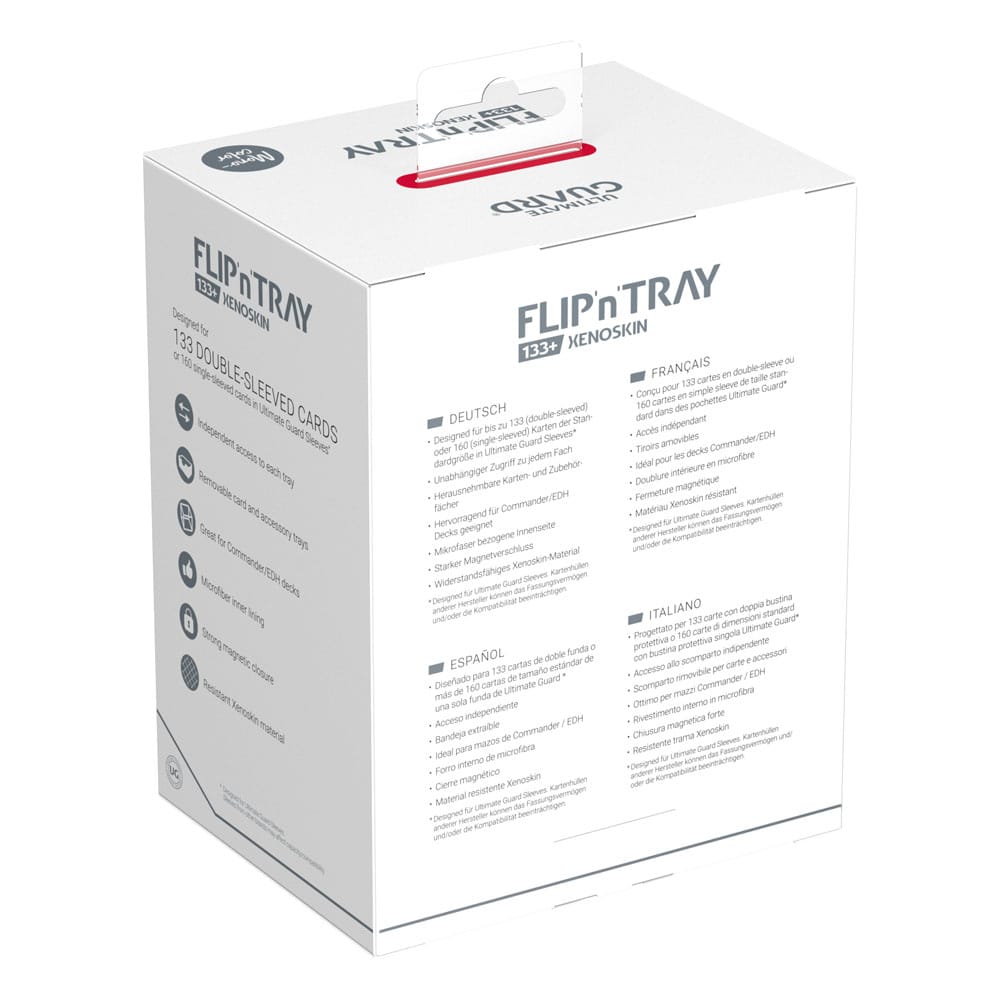Ultimate Guard Flip`n`Tray 133+ XenoSkin Rot - Versand: 5-7 Tage nach Bestellung