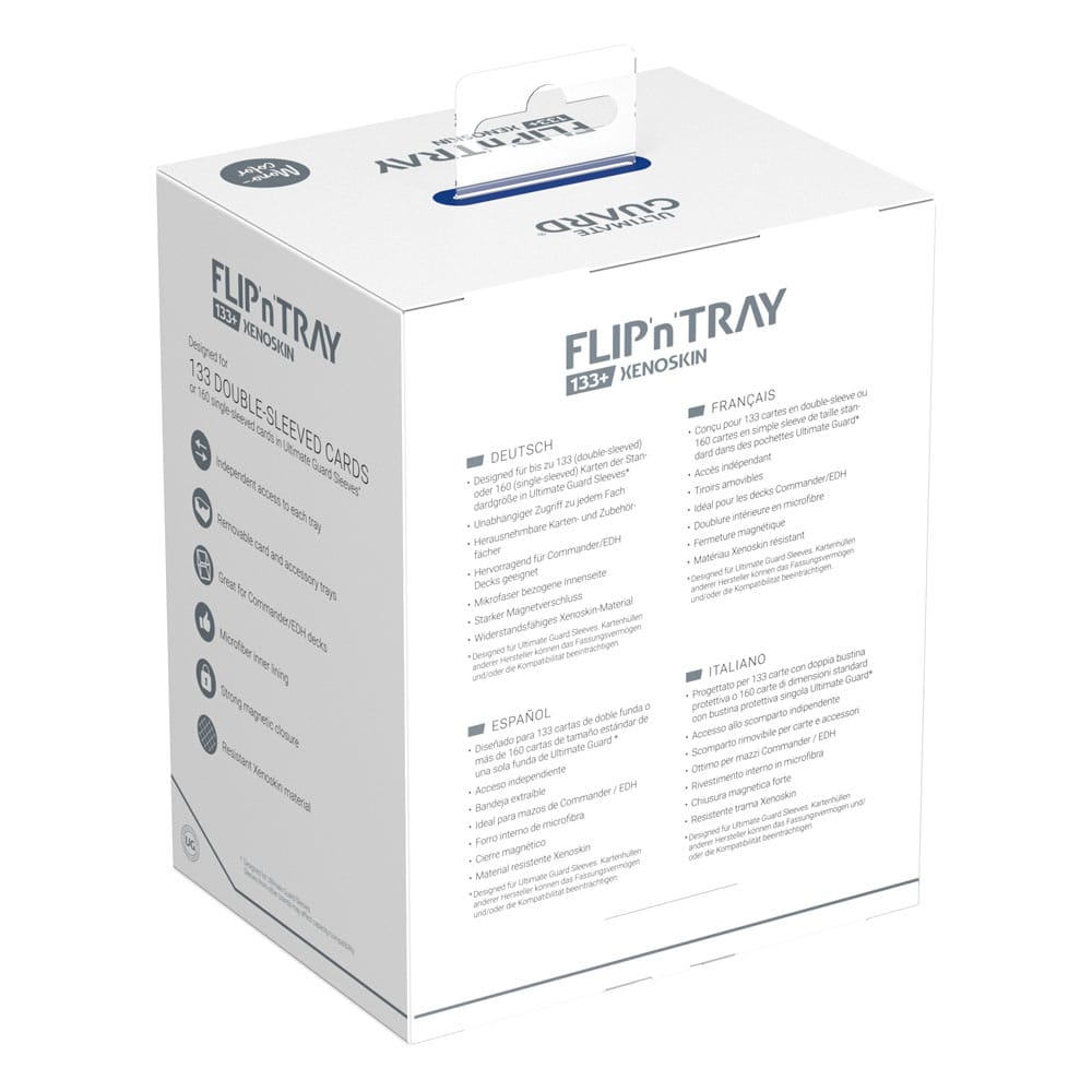 Ultimate Guard Flip`n`Tray 133+ XenoSkin Blau - Versand: 5-7 Tage nach Bestellung