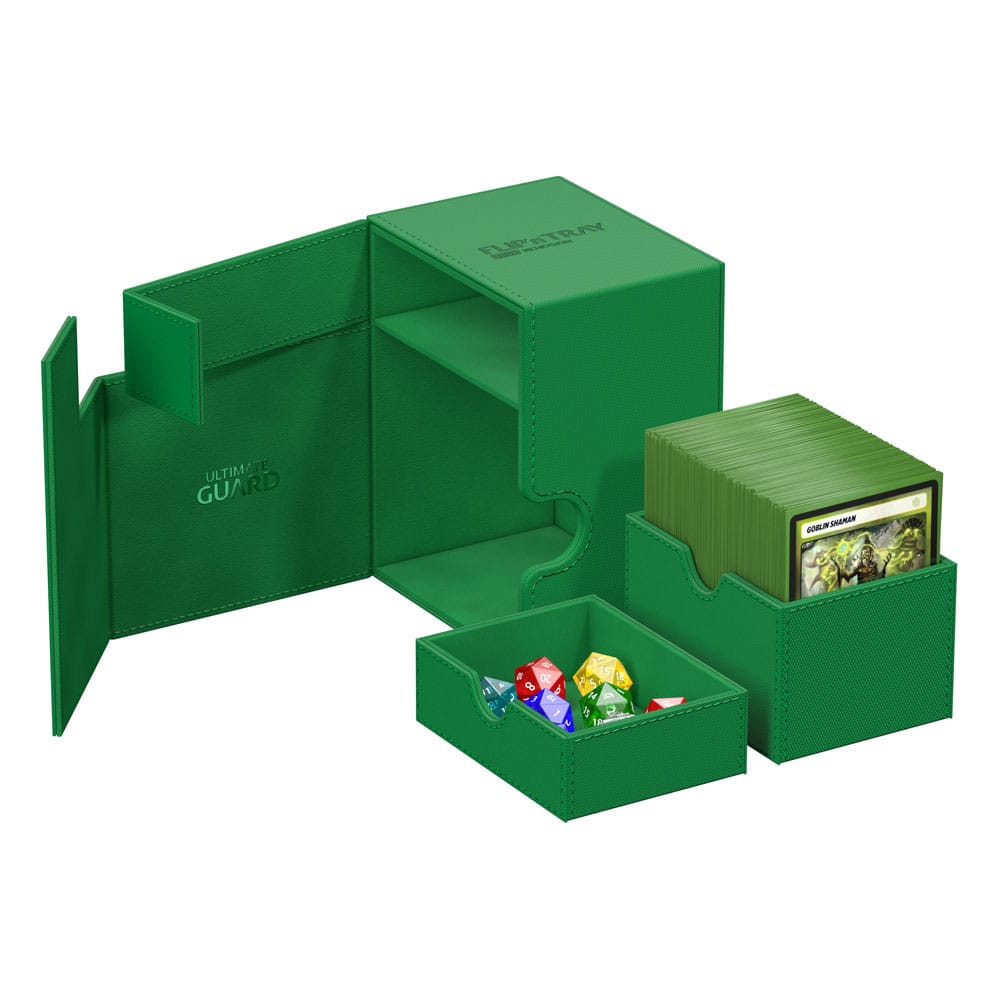 Ultimate Guard Flip`n`Tray 133+ XenoSkin Grün - Versand: 5-7 Tage nach Bestellung
