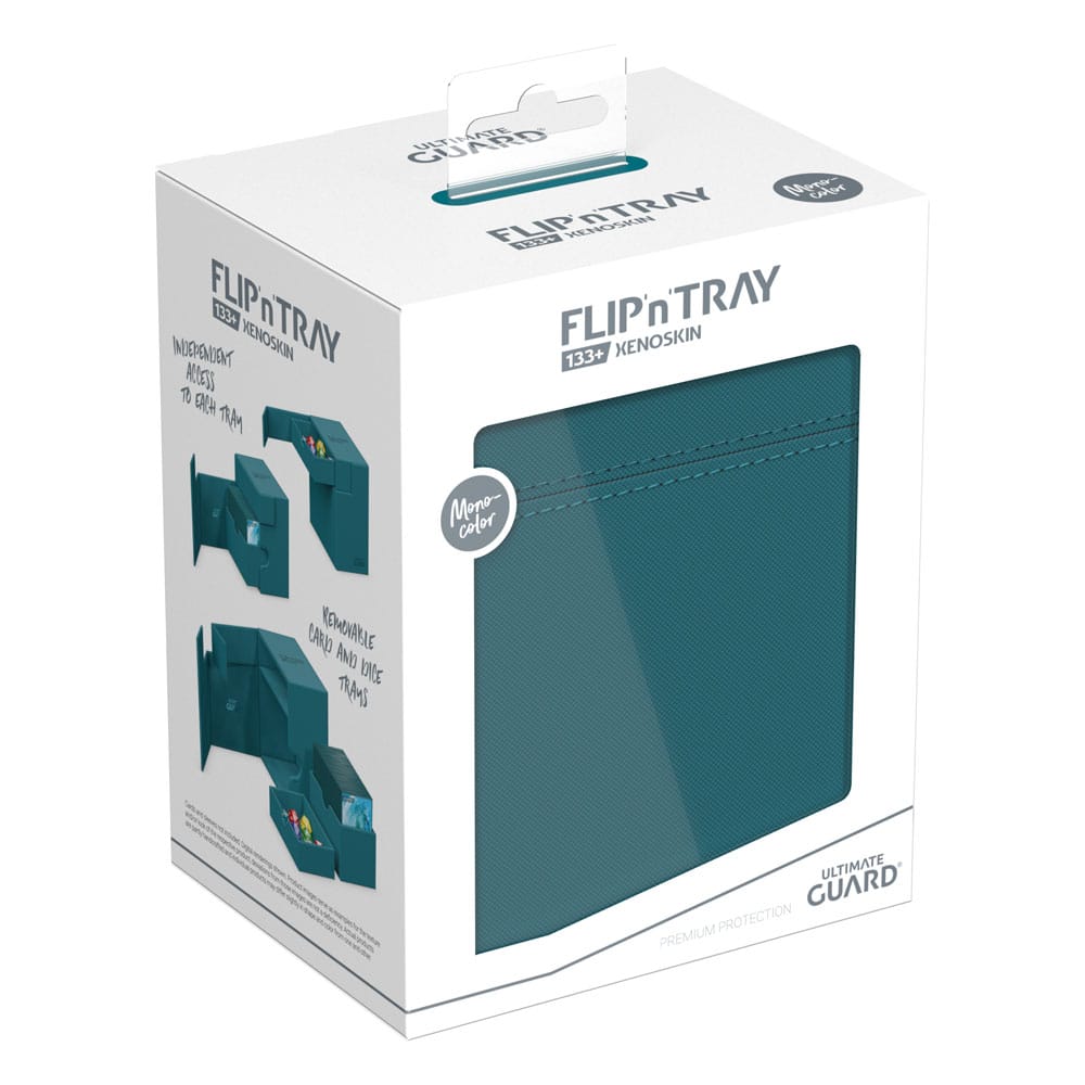 Ultimate Guard Flip`n`Tray 133+ XenoSkin Petrol - Versand: 5-7 Tage nach Bestellung