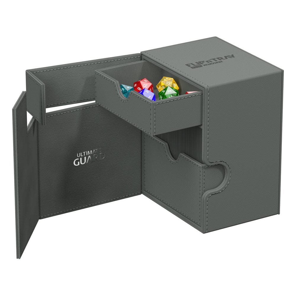 Ultimate Guard Flip`n`Tray 133+ XenoSkin Grau - Versand: 5-7 Tage nach Bestellung